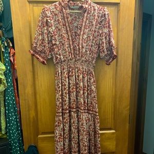 Red Max Studio Floral Dress
